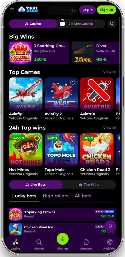 Yetizino application